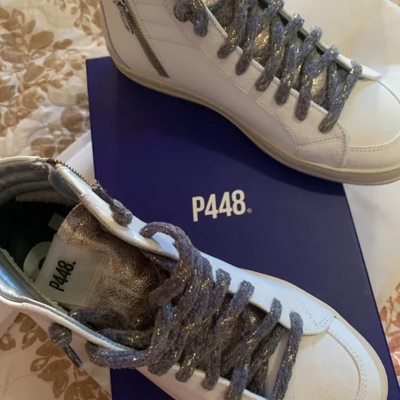 P448 Shoes The P448 Skate Square Leather Sneakerssize 38